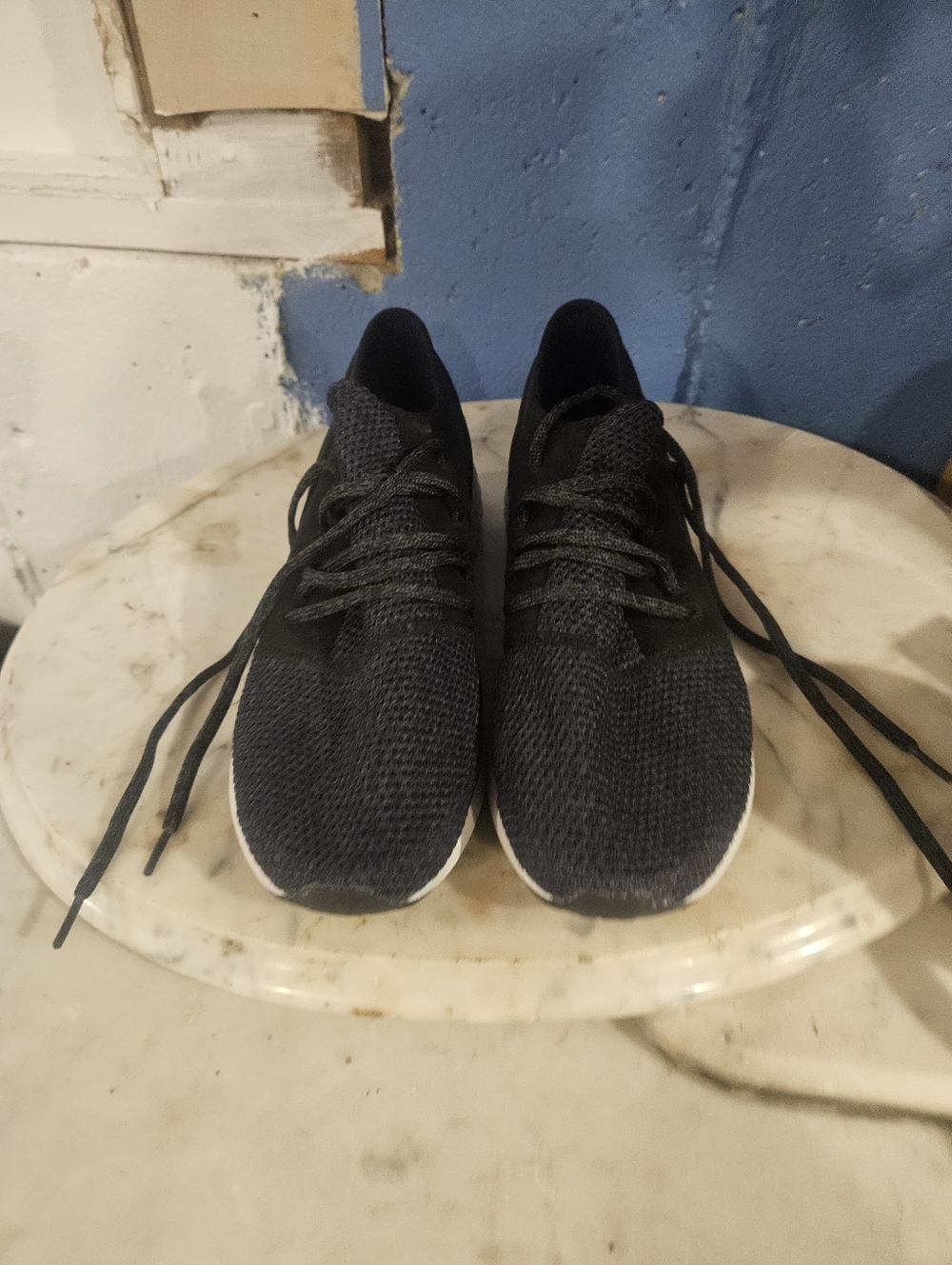 New Balance Mens Size 13 Fresh Foam Knit Black Running Shoes Cruz